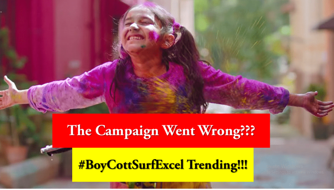 #BoyCott Surf Excel – HUL Is Facing the Religious Rage In India