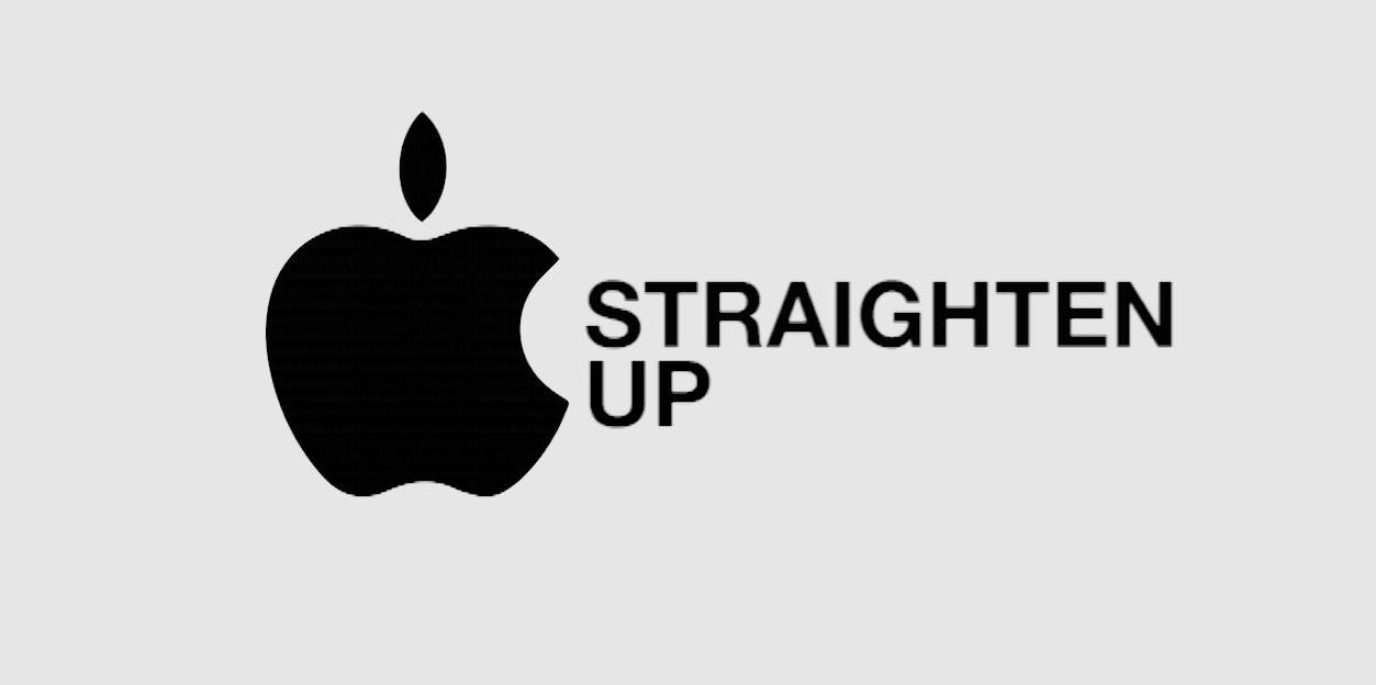 Apple straighten up