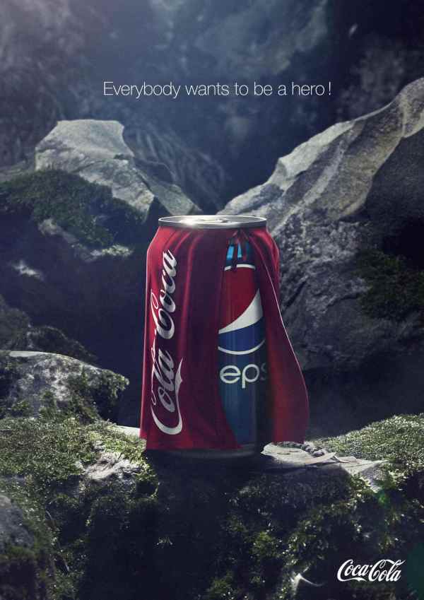 brand war between Cocal coal and Pepsi