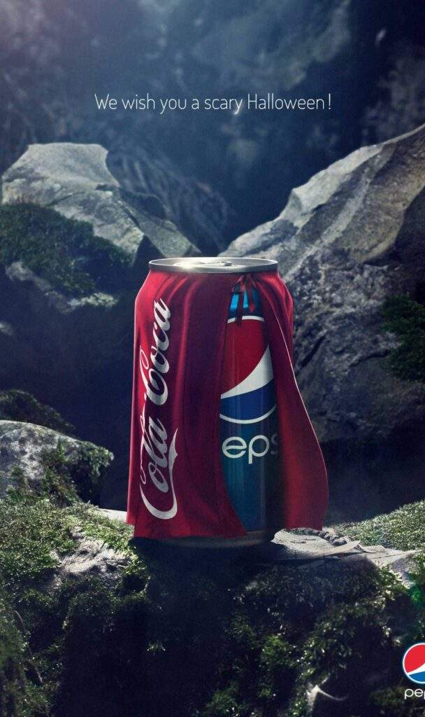 Brand advertisement war between Coca cola and Pepsi