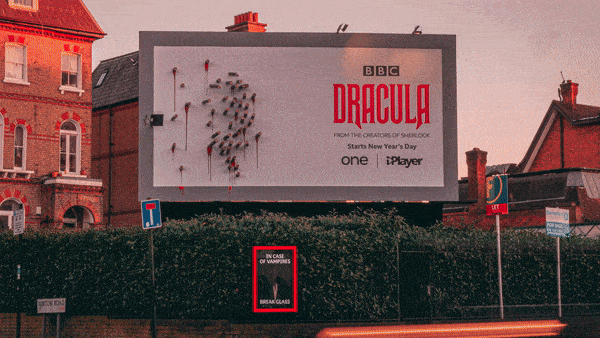 The First Creative Billboard of The Year-BBC Dracula-Markedium