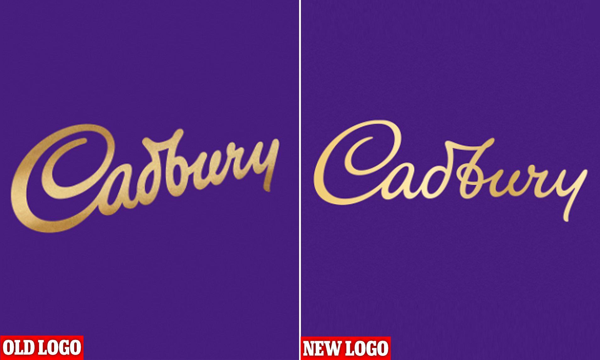 Cadbury Modified Its Logo For The First Time In 50 years