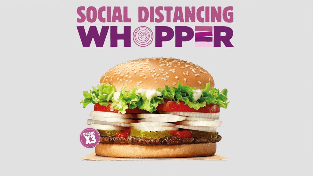 The Social Distancing Whopper from Burger King-markedium