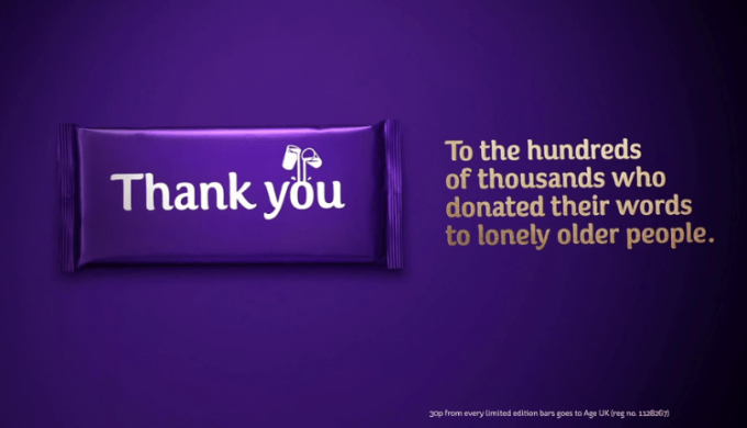 Cadbury Brings Out the Voice of the Older People to the World