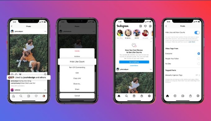 Now you can hide your likes on Instagram and Facebook!