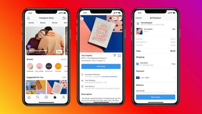 Instagram tests ads in Instagram Shops