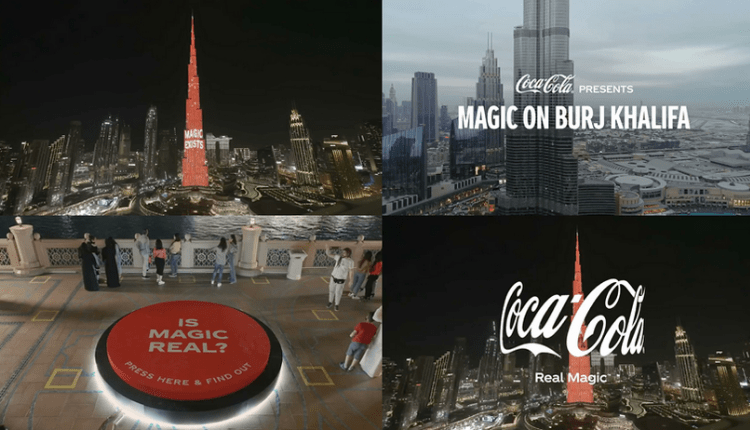 Coca-Cola celebrates “Real Magic” through Stellar Lightshow on Burj Khalifa-Markedium
