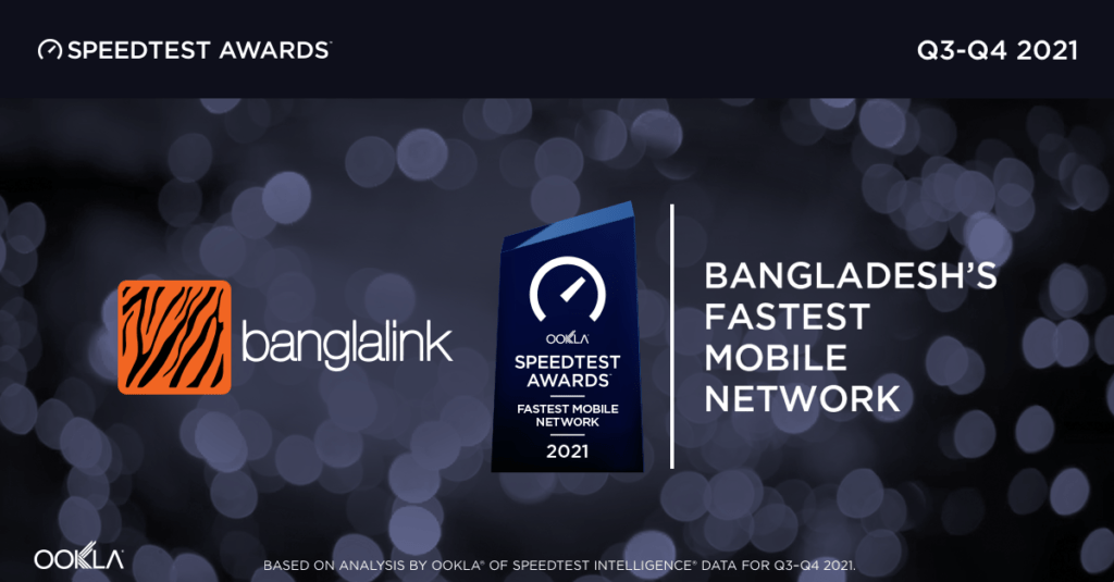 Banglalink Wins Ookla® Speedtest Award™ For The Fourth Consecutive Time ...