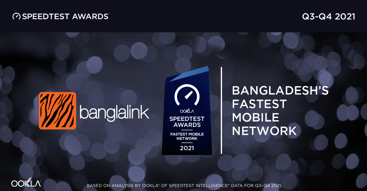 Banglalink Wins Ookla® Speedtest Award™ For The Fourth Consecutive Time-Markedium