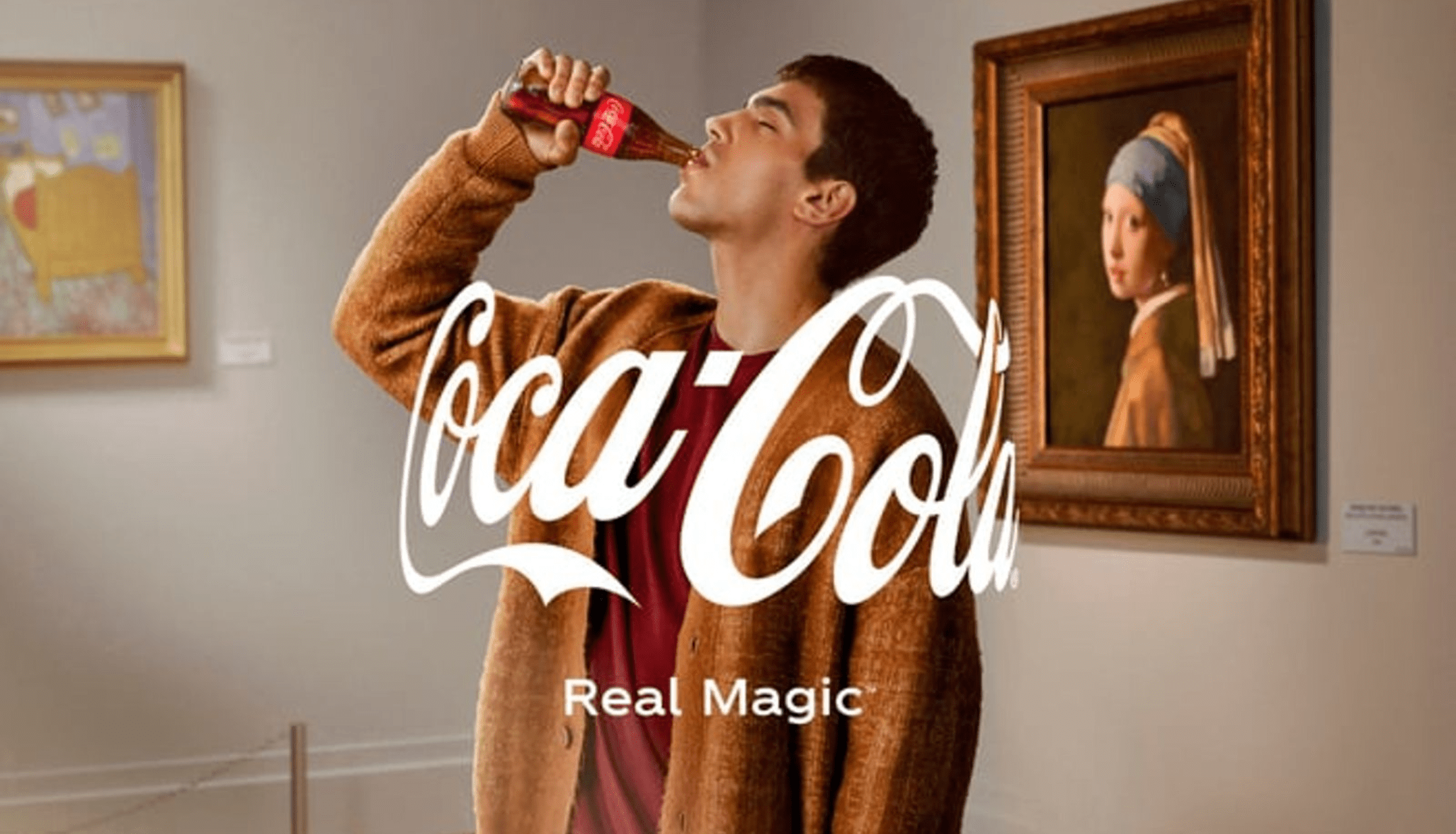 An Artistic Odyssey: Coca-Cola's Time-Traveling Bottle Transcends through Centuries!-Markedium