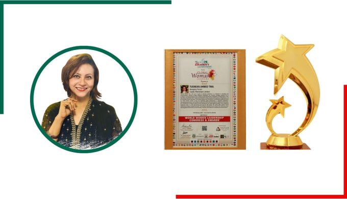 Tusnuva Ahmed Tina Receives 'Global Woman Leader' Recognition