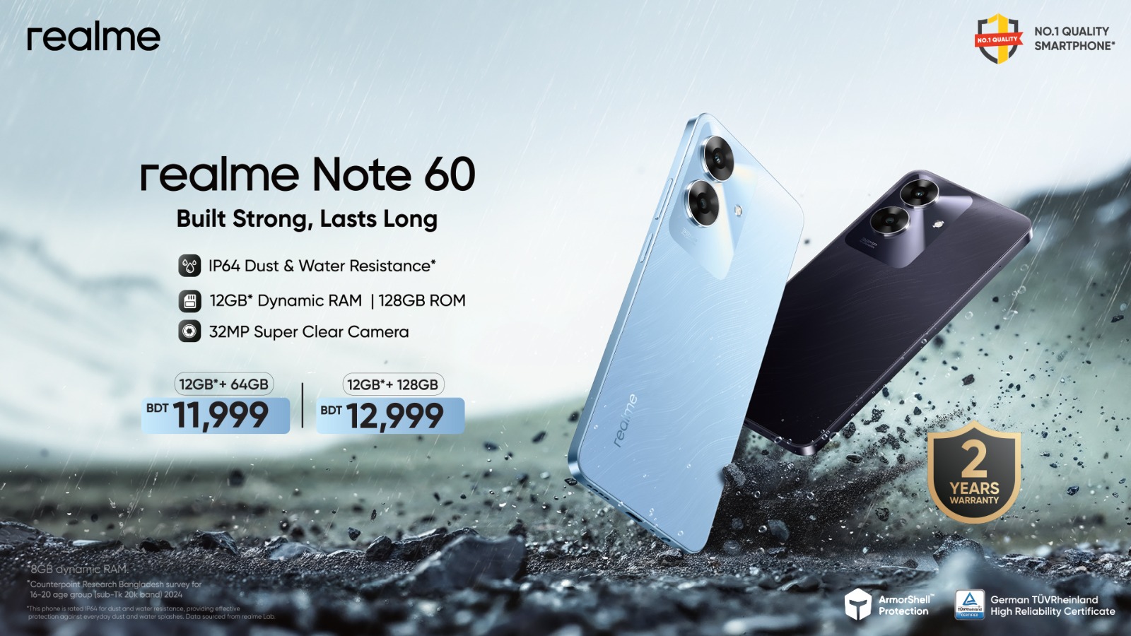 realme Launched Note 60 With The Segment First Armorshell™ Protection-Markedium