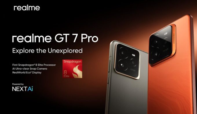 Realme’s first-ever Snapdragon 8 Elite phone realme GT 7 pro launched globally