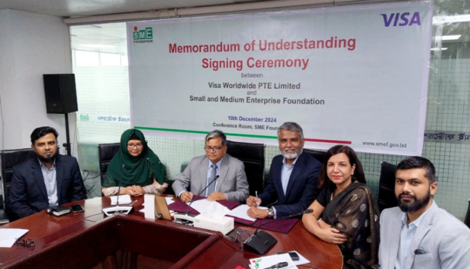SME Foundation And Visa Join Forces To Support 7.8 Million CMSME Entrepreneurs In Bangladesh
