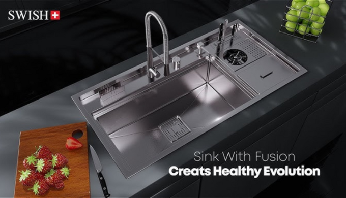 Transform Your Kitchen With The Revolutionary SWISH Kitchen Sink Mixer