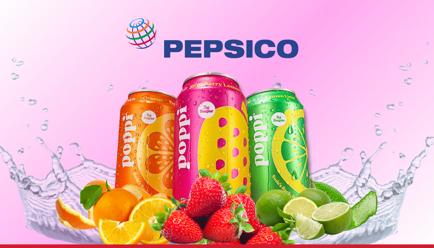 Pepsico Seals $1.95 Billion Deal To Acquire Poppi, Expanding Its Functional Beverage Empire (PepsiCo & Poppi) - Markedium