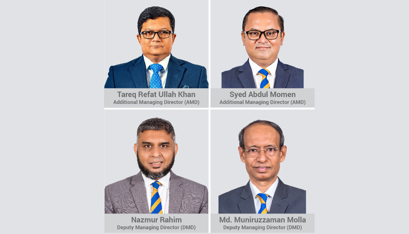 Tareq Refat Ullah Khan & Syed Abdul Momen promoted to AMD and Nazmur Rahim & Md. Muniruzzaman Molla to DMD, BRAC Bank - Markedium