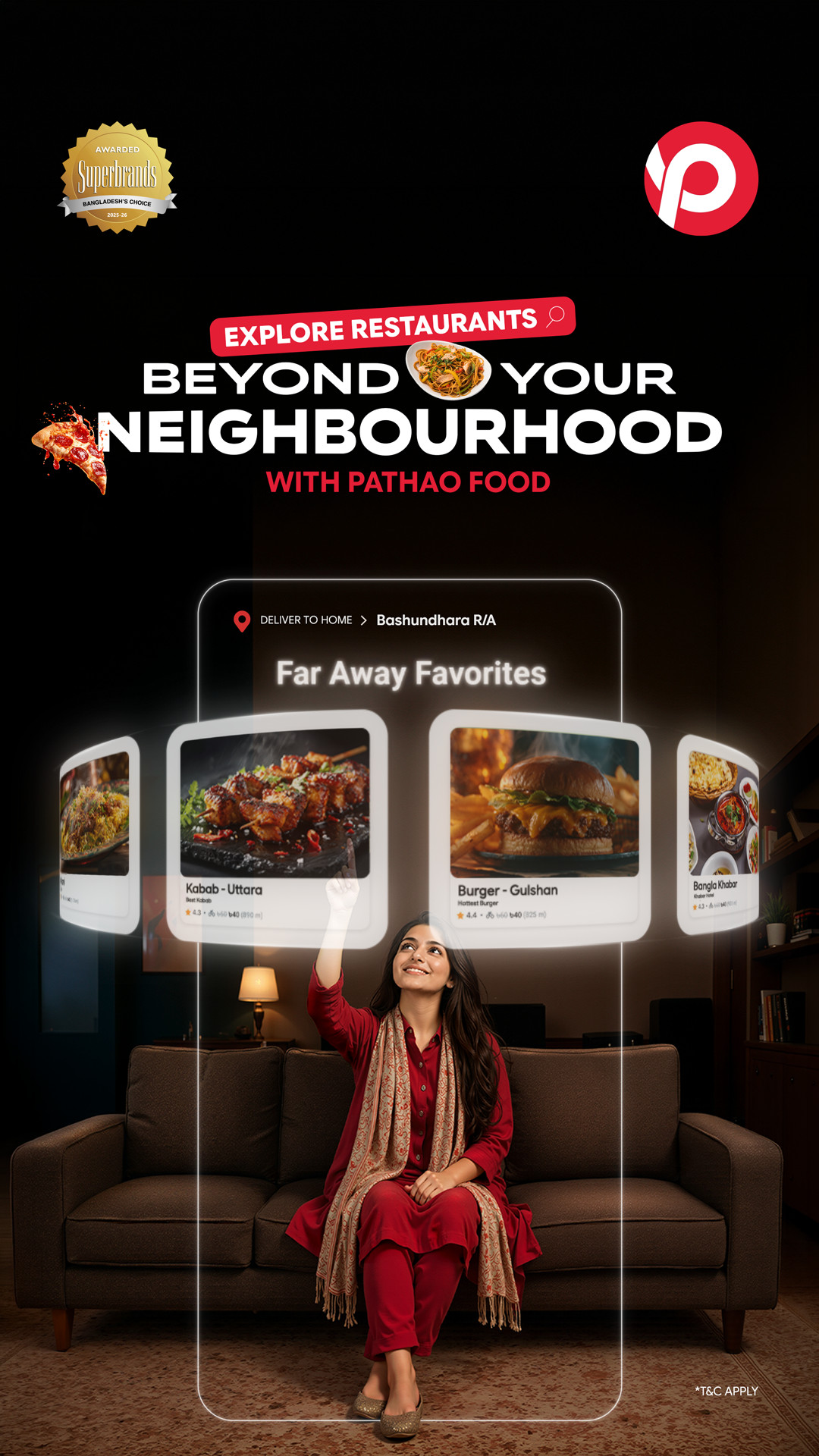 1080x1920 PR Banner for food extended delivery