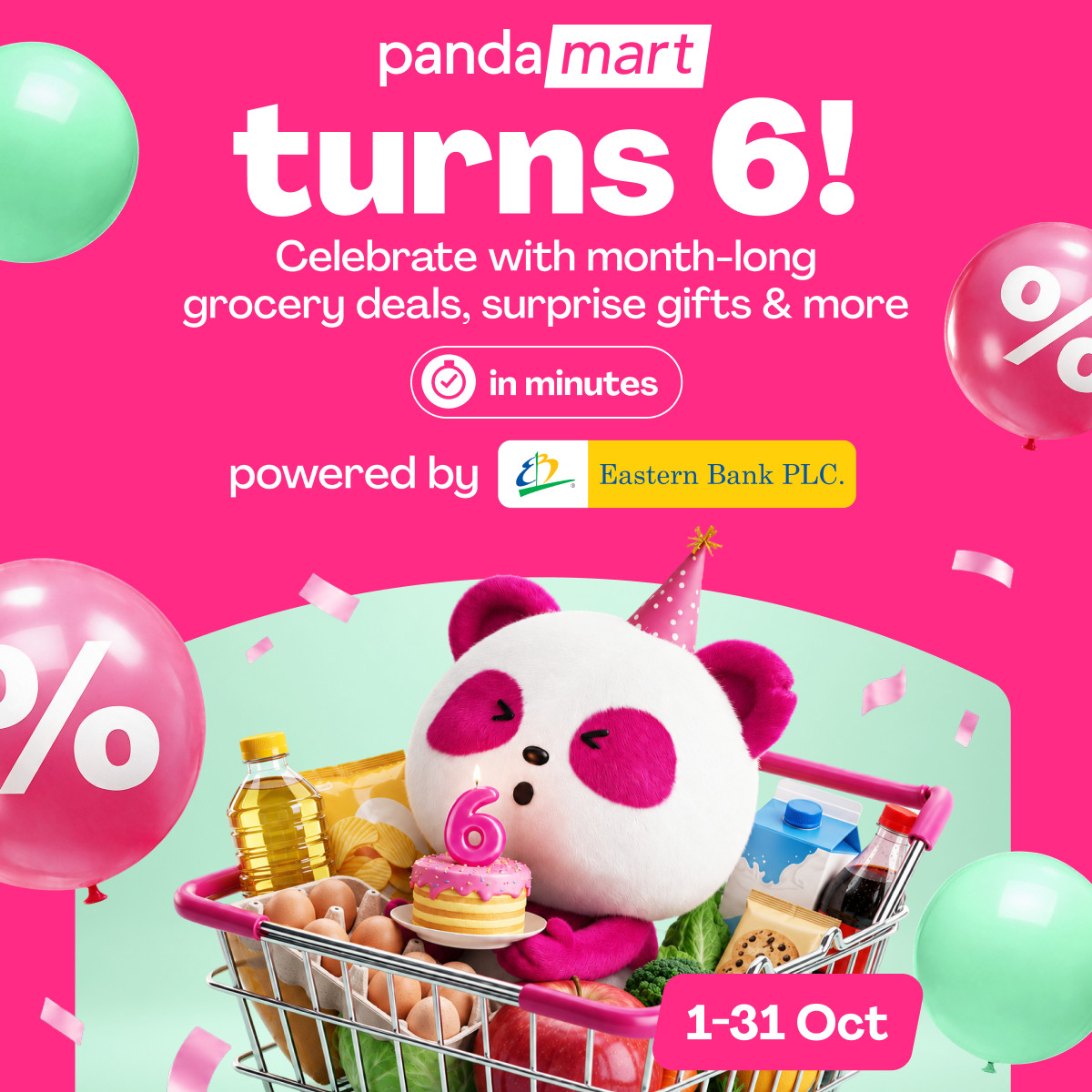 Pandamart anniversary Creative