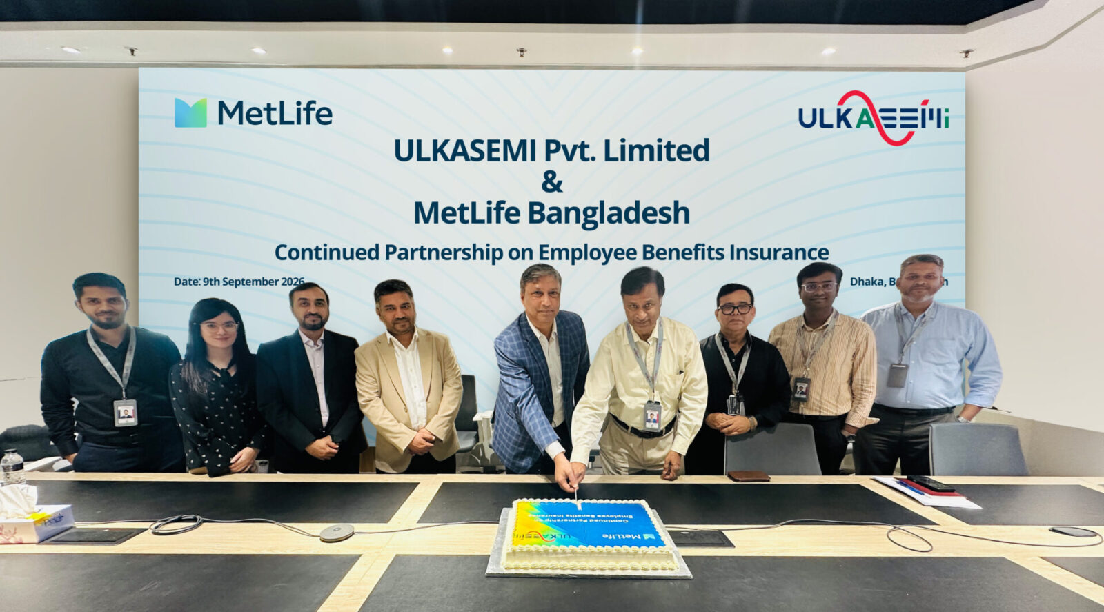 ULKASEMI employee to receive insurance from MetLife